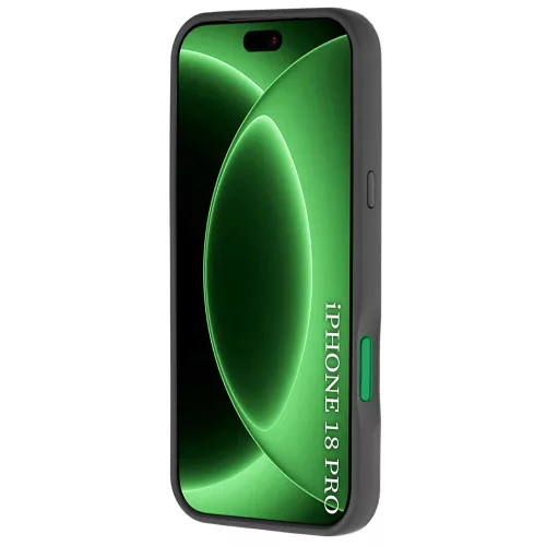 Techsuit - Glinth gyűrűs tok - iPhone 18 Pro / iPhone 17 Pro - Fekete