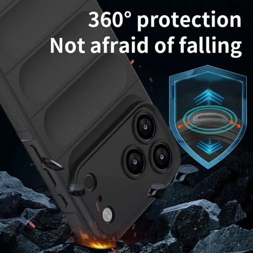 Techsuit - Magic Shield tok - iPhone 18 Pro / iPhone 17 Pro - Fekete