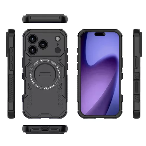 Techsuit - ArmorMag Case - iPhone 18 Pro Max / iPhone 17 Pro Max - fekete