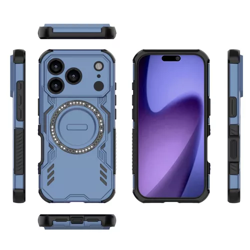 Techsuit - ArmorMag Case - iPhone 18 Pro Max / iPhone 17 Pro Max - kék