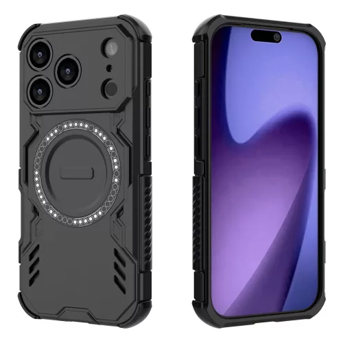 Techsuit - ArmorMag Case - iPhone 18 Pro / iPhone 17 Pro - fekete