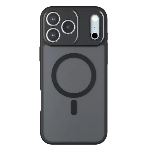 Techsuit - PureFrost MagSafe Ütésálló tok - iPhone 18 Pro Max / iPhone 17 Pro Max - Matt fekete