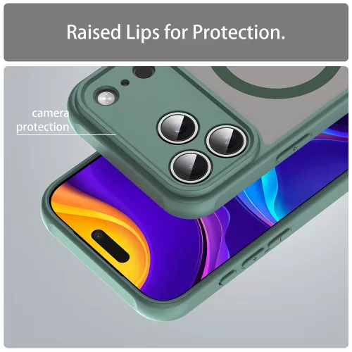 Techsuit - HaloFrost II MagSafe - iPhone 18 Pro Max / iPhone 17 Pro Max - Green