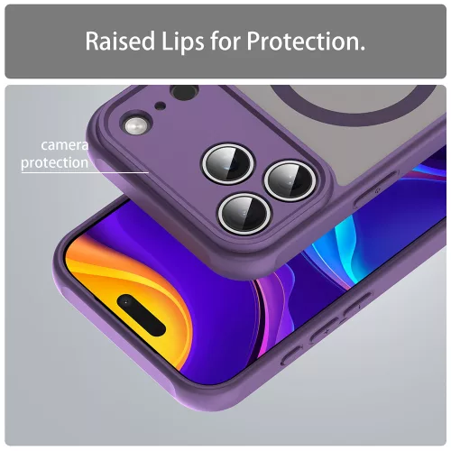 Techsuit - HaloFrost II MagSafe - iPhone 18 Pro Max / iPhone 17 Pro Max - Purple