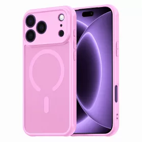   Techsuit - HaloFrost II MagSafe tok - iPhone 18 Pro / iPhone 17 Pro - Rózsaszín