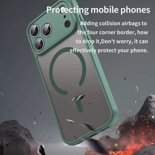 Techsuit - HaloFrost II MagSafe - iPhone 18 Pro / iPhone 17 Pro - Green