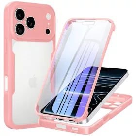   Techsuit - ColorVerse 360 Series + Screen Protector - iPhone 18 Pro Max / iPhone 17 Pro Max - Pink