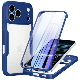   Techsuit - ColorVerse 360 Series + Screen Protector - iPhone 18 Pro Max / iPhone 17 Pro Max - Blue