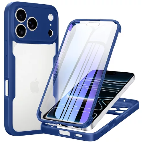 Techsuit - ColorVerse 360 Series + Screen Protector - iPhone 18 Pro Max / iPhone 17 Pro Max - Blue