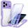 Techsuit - ColorVerse 360 Series + Screen Protector - iPhone 18 Pro / iPhone 17 Pro - Purple