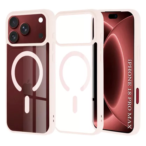 Techsuit - MagSafe Pro tok - iPhone 18 Pro Max / iPhone 17 Pro Max - Rózsaszín