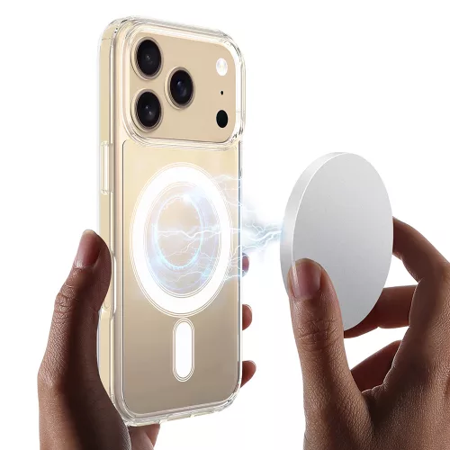 Techsuit - MagSafe Pro tok - iPhone 18 Pro Max / iPhone 17 Pro Max - Átlátszó