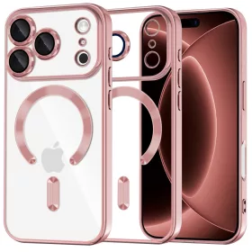   Techsuit - Luxury Crystal MagSafe - iPhone 18 Pro Max / iPhone 17 Pro Max - Pink