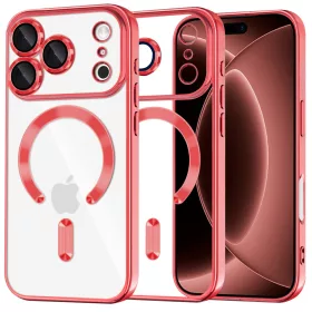   Techsuit - Luxury Crystal MagSafe - iPhone 18 Pro Max / iPhone 17 Pro Max - Red