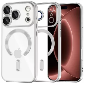   Techsuit - Luxury Crystal MagSafe - iPhone 18 Pro Max / iPhone 17 Pro Max - Silver