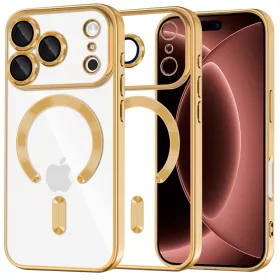   Techsuit - Luxury Crystal MagSafe - iPhone 18 Pro Max / iPhone 17 Pro Max - Gold