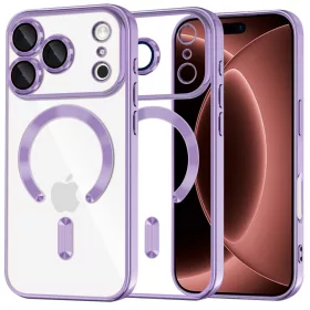   Techsuit - Luxury Crystal MagSafe - iPhone 18 Pro Max / iPhone 17 Pro Max - Light Purple