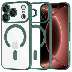   Techsuit - Luxury Crystal MagSafe - iPhone 18 Pro Max / iPhone 17 Pro Max - Deep Green