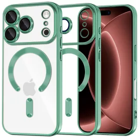   Techsuit - Luxury Crystal MagSafe - iPhone 18 Pro Max / iPhone 17 Pro Max - Light Green