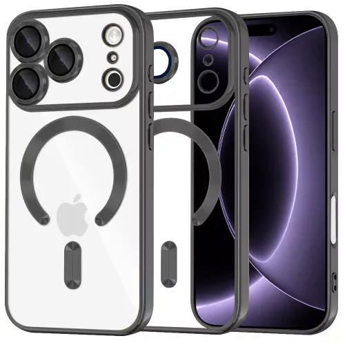 Techsuit - Luxury Crystal MagSafe - iPhone 18 Pro / iPhone 17 Pro - Black