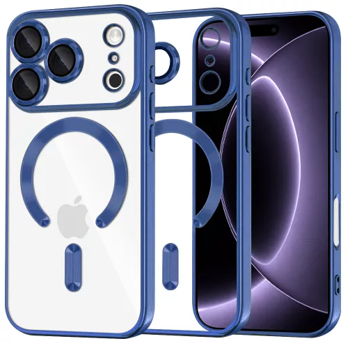 Techsuit - Luxury Crystal MagSafe - iPhone 18 Pro / iPhone 17 Pro - Deep Blue