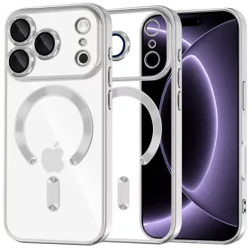   Techsuit - Luxury Crystal MagSafe - iPhone 18 Pro / iPhone 17 Pro - Silver