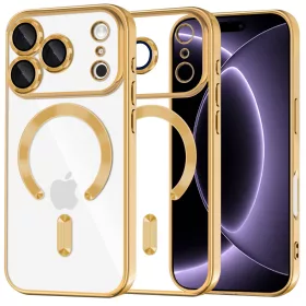   Techsuit - Luxury Crystal MagSafe - iPhone 18 Pro / iPhone 17 Pro - Gold