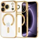 Techsuit - Luxury Crystal MagSafe - iPhone 18 Pro / iPhone 17 Pro - Gold