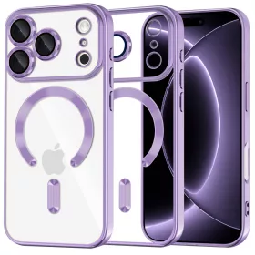   Techsuit - Luxury Crystal MagSafe - iPhone 18 Pro / iPhone 17 Pro - Light Purple