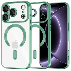   Techsuit - Luxury Crystal MagSafe - iPhone 18 Pro / iPhone 17 Pro - Light Green