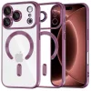 Techsuit - Luxury Crystal MagSafe - iPhone 18 Pro Max / iPhone 17 Pro Max - Dark Cherry