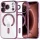 Techsuit - Luxury Crystal MagSafe - iPhone 18 Pro Max / iPhone 17 Pro Max - Dark Cherry