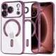 Techsuit - Luxury Crystal MagSafe - iPhone 18 Pro Max / iPhone 17 Pro Max - Dark Cherry