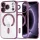 Techsuit - Luxury Crystal MagSafe - iPhone 18 Pro / iPhone 17 Pro - Dark Cherry
