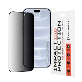 Techsuit - 111D Privacy Full Glue - iPhone 18 Pro - Black