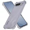 Techsuit - Shockproof Átlátszó Ütésálló Szilikon tok - Realme 16 5G - Átlátszó fekete