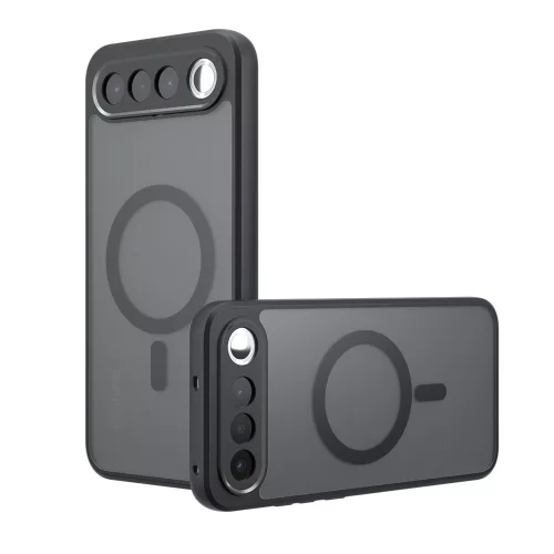 Techsuit - PureFrost MagSafe Ütésálló tok - Realme 16 5G - Matt fekete