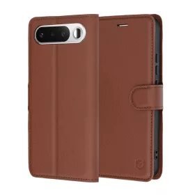 Techsuit - Leather Folio - Realme 16 5G - Brown