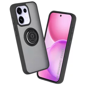   Techsuit - Glinth gyűrűs tok - Oppo Reno16 / Reno16 Pro - Fekete