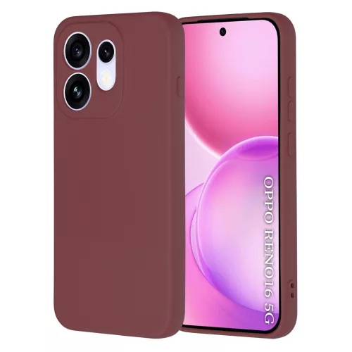 Techsuit - SoftFlex szilikon tok - Oppo Reno16 - Bordó