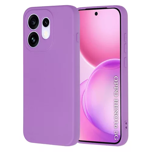 Techsuit - SoftFlex szilikon tok - Oppo Reno16 - Lila
