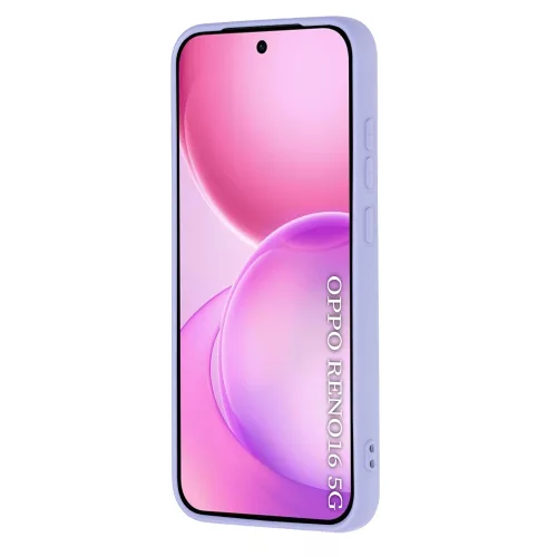Techsuit - SoftFlex szilikon tok - Oppo Reno16 - Világos lila