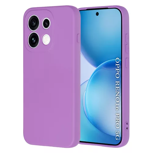Techsuit - SoftFlex szilikon tok - Oppo Reno16 Pro - Lila