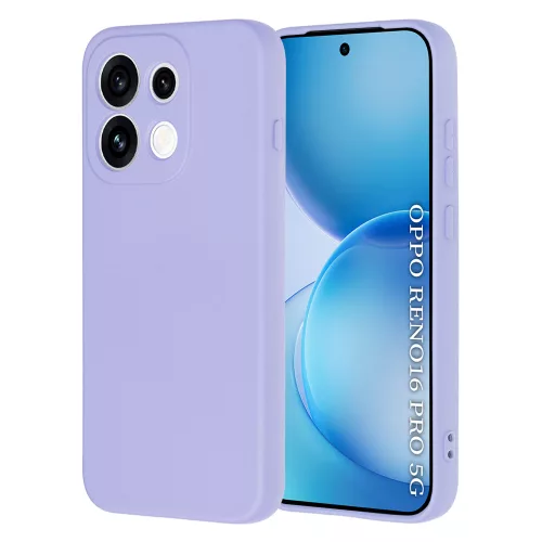 Techsuit - SoftFlex szilikon tok - Oppo Reno16 Pro - Világos lila