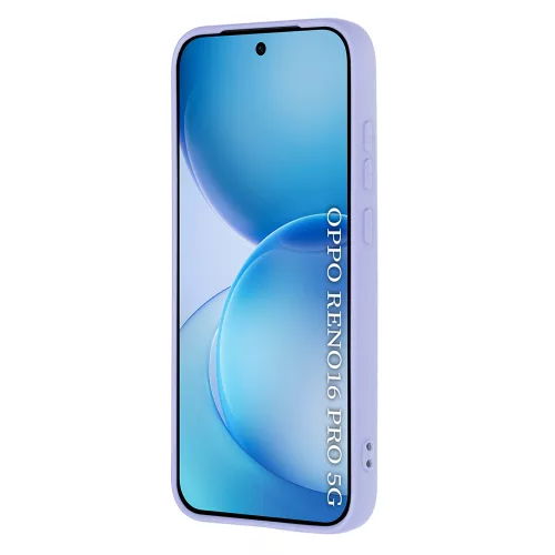 Techsuit - SoftFlex szilikon tok - Oppo Reno16 Pro - Világos lila