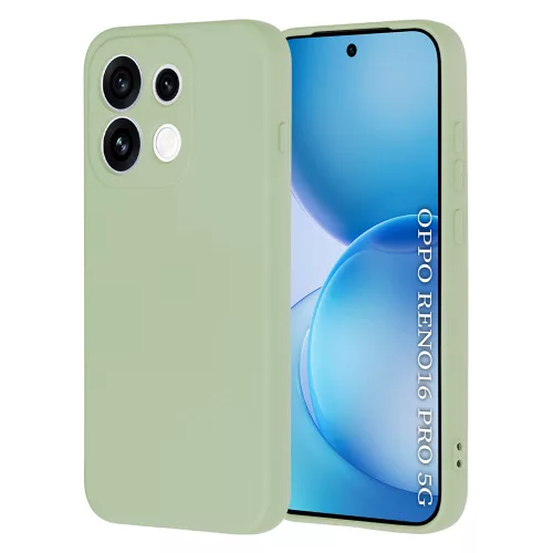 Techsuit - SoftFlex szilikon tok - Oppo Reno16 Pro - Mentazöld