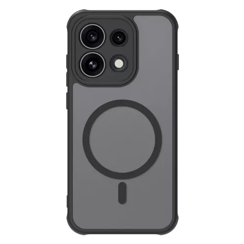 Techsuit - HaloFrost II MagSafe tok - Oppo Reno16 Pro - Fekete