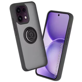  Techsuit - Glinth gyűrűs tok - Oppo Reno16 F / Reno16 FS - Fekete