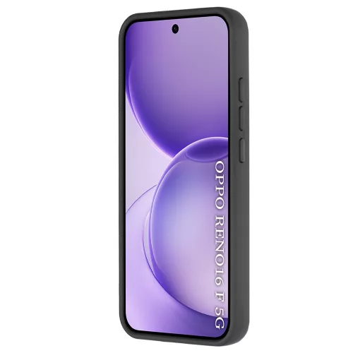 Techsuit - Glinth gyűrűs tok - Oppo Reno16 F / Reno16 FS - Fekete