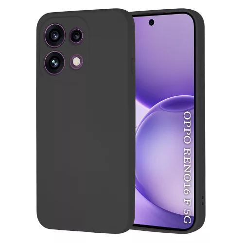 Techsuit - SoftFlex szilikon tok - Oppo Reno16 F / Reno16 FS - Fekete
